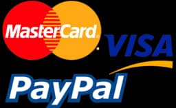 Visa, Mastercard, PayPal accepted