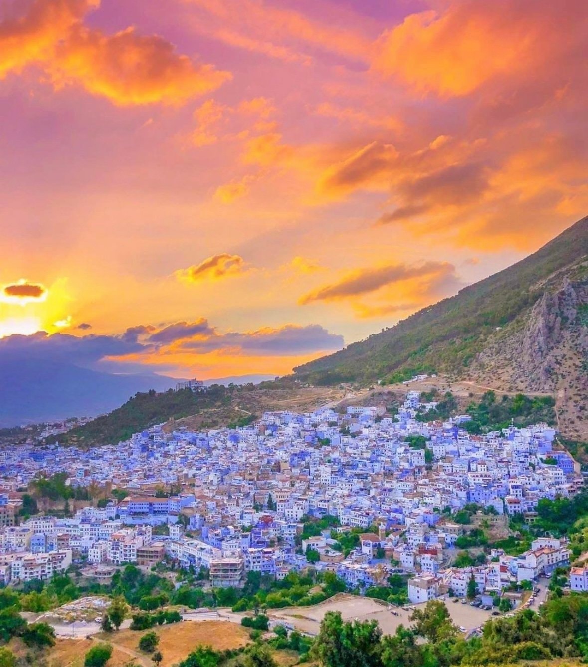 chefchaouen best bleu city fact in morocco